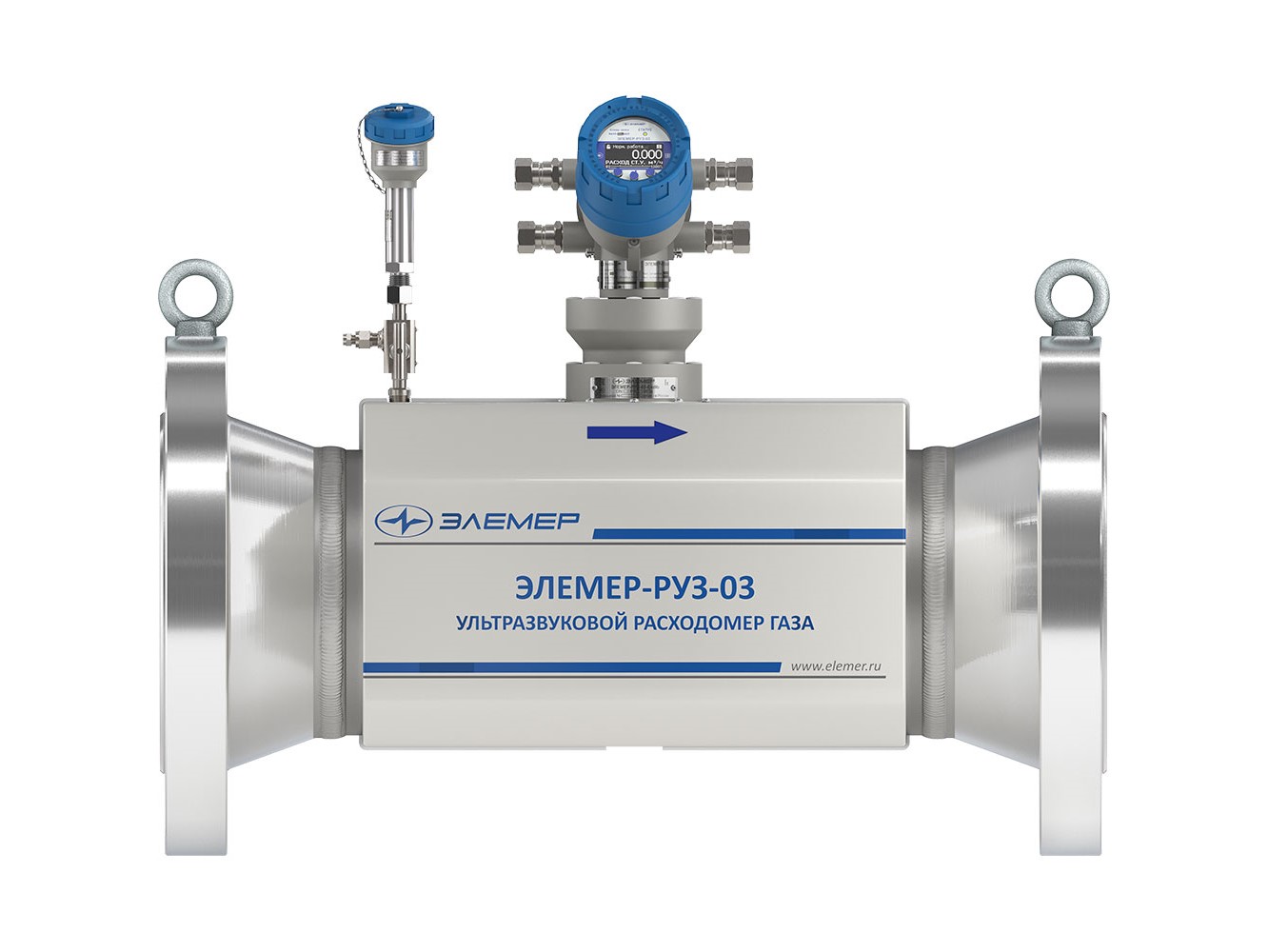 Завершены метрологические испытания нового ультразвукового расходомера газа ЭЛЕМЕР-РУЗ-03