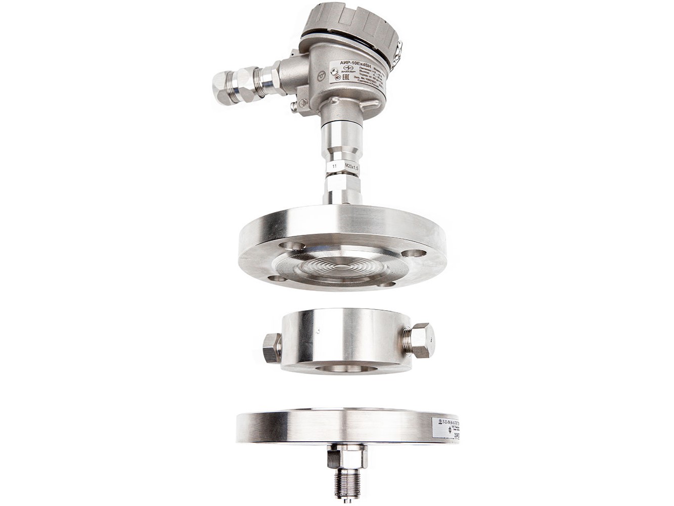 «Датчик давления с разделителем сред» теперь с промывочным кольцом ЭЛЕМЕР-КП!