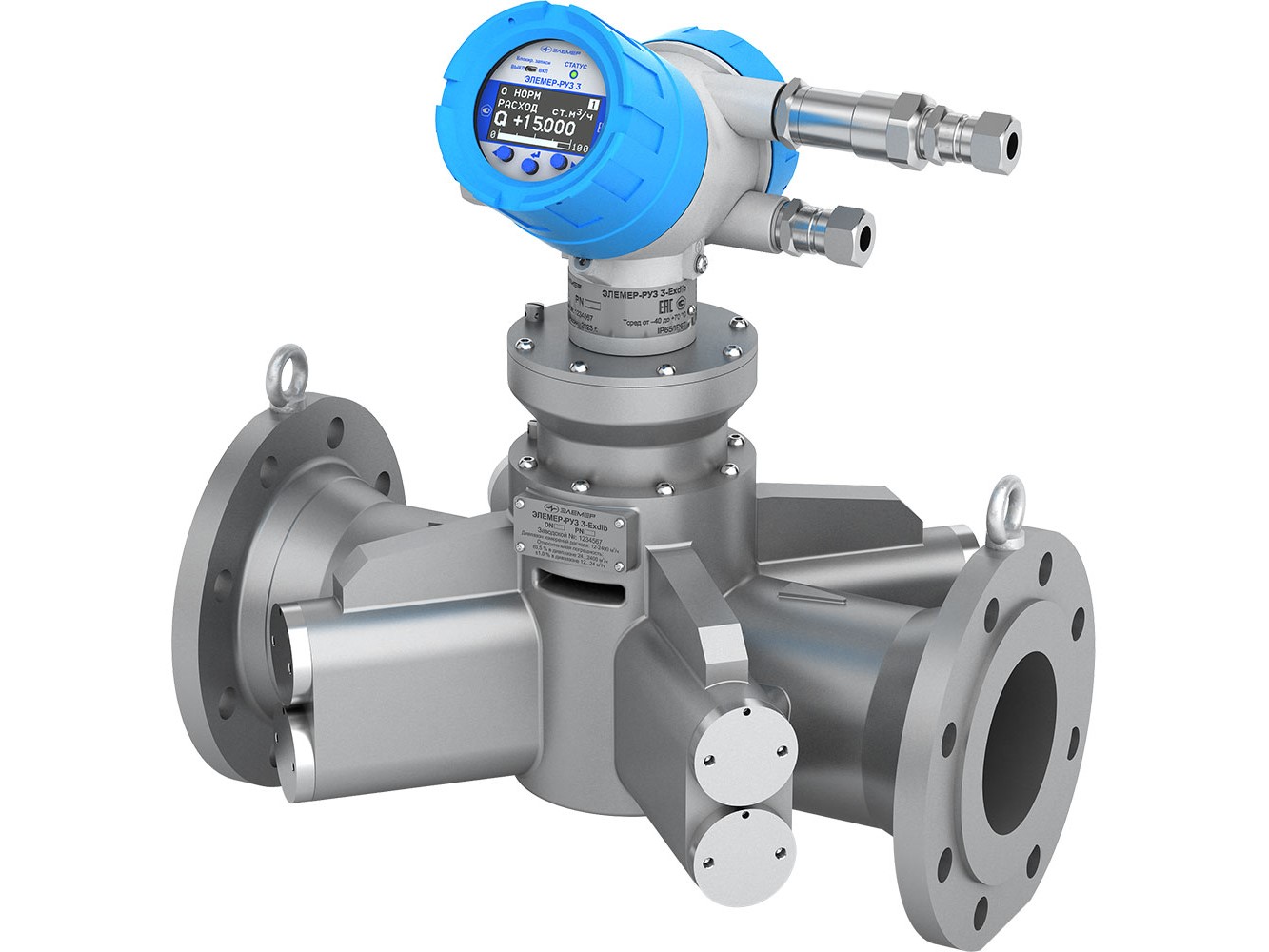 Завершены метрологические испытания нового ультразвукового расходомера газа ЭЛЕМЕР-РУЗ-03